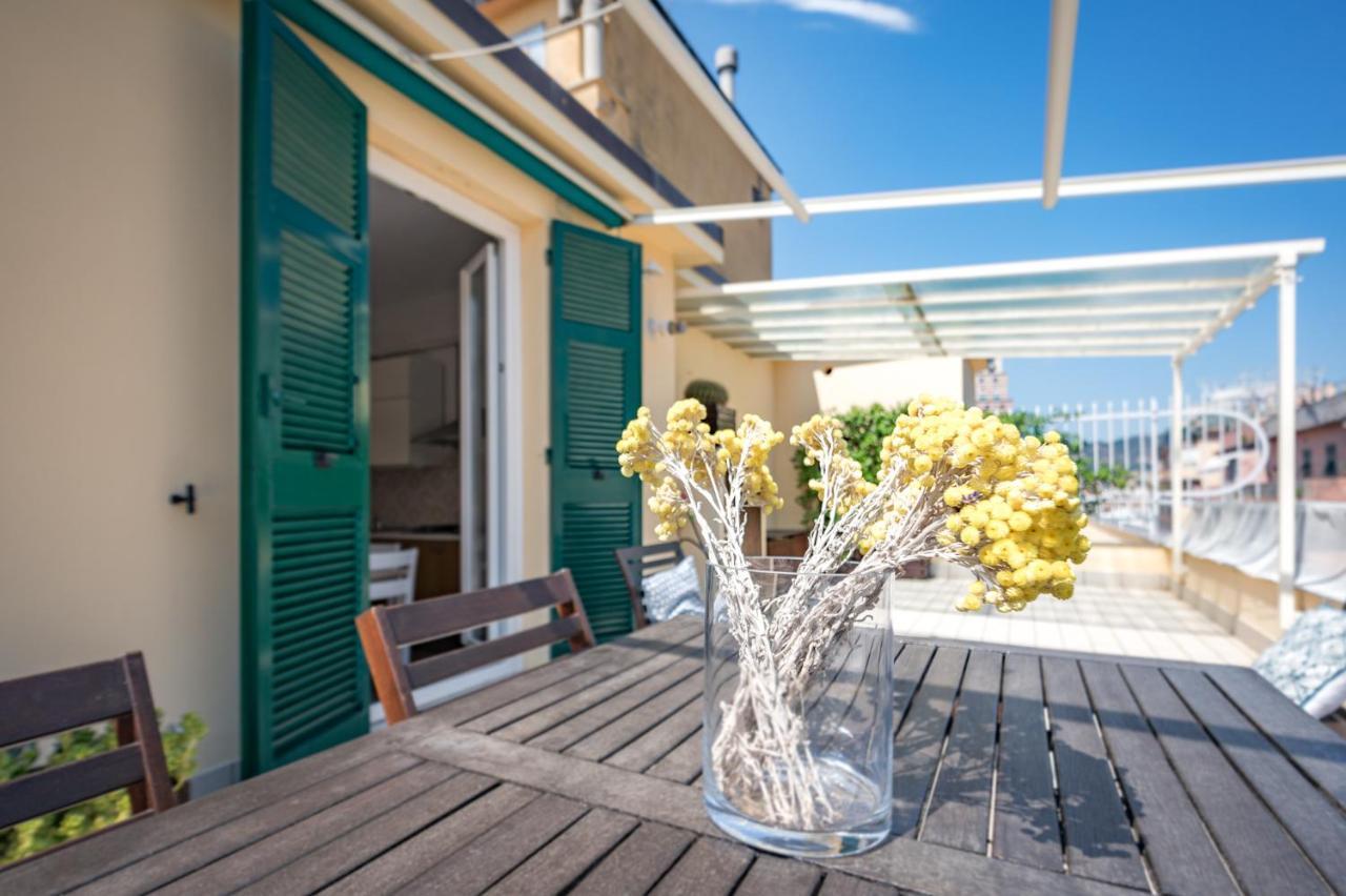 Apartamento Joivy Penthouse Flat With Terrace Génova Exterior foto